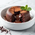 keto chocolate lava cake - featured image