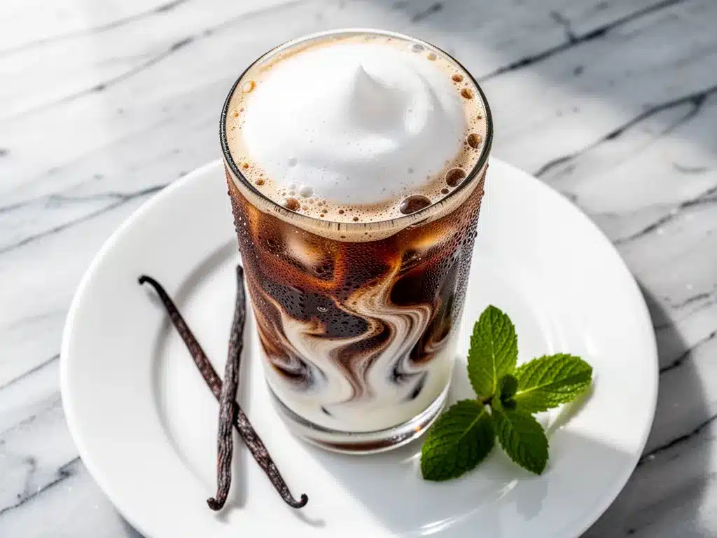 Keto Iced Vanilla Cold Brew: 3-Ingredient Sugar-Free Recipe 4 keto iced vanilla cold brew preparation steps