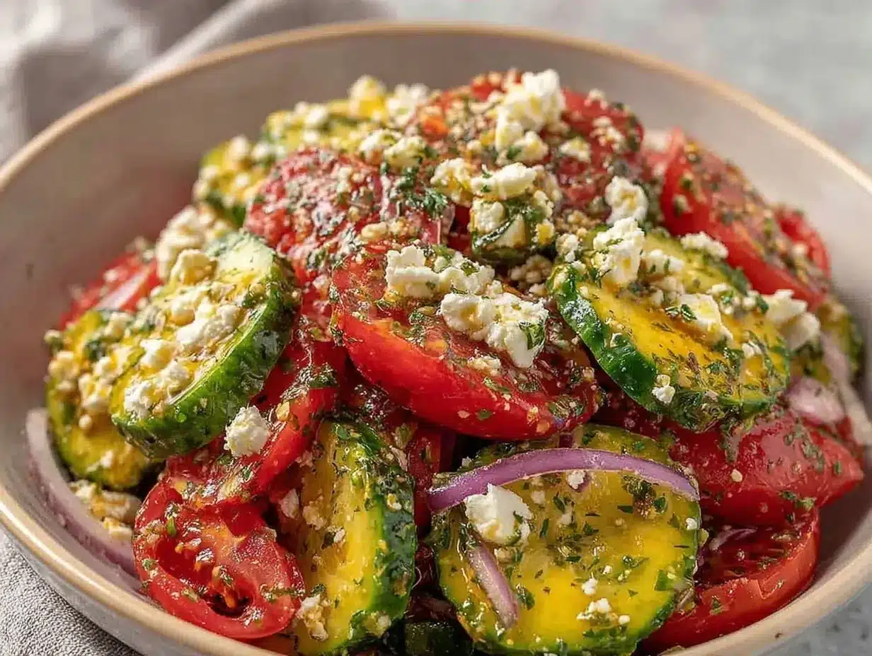 Labor Day Cucumber Tomato Salad: 5min Weeknight Win 4 labor day cucumber tomato salad preparation steps