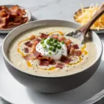 loaded baked potato soup - featured image