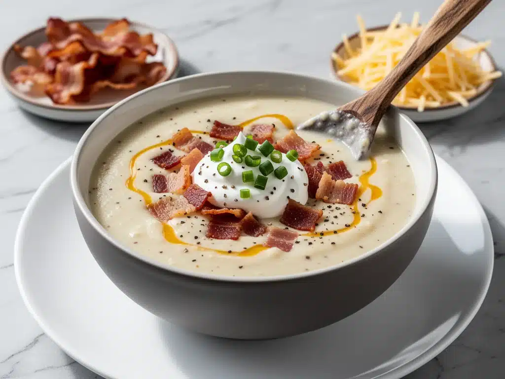 loaded baked potato soup - featured image