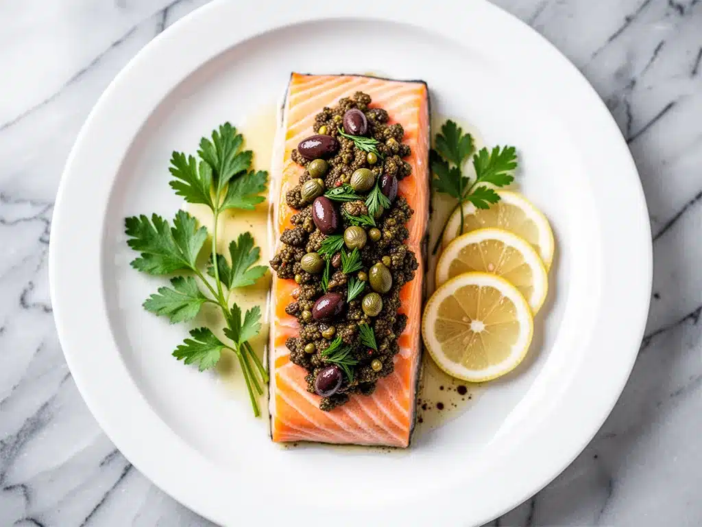 Mediterranean Baked Salmon: Easy Weeknight Dinner 4 Mediterranean Baked Salmon preparation steps