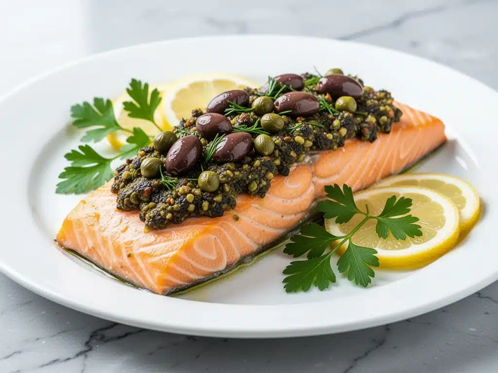 Mediterranean Baked Salmon - featured image