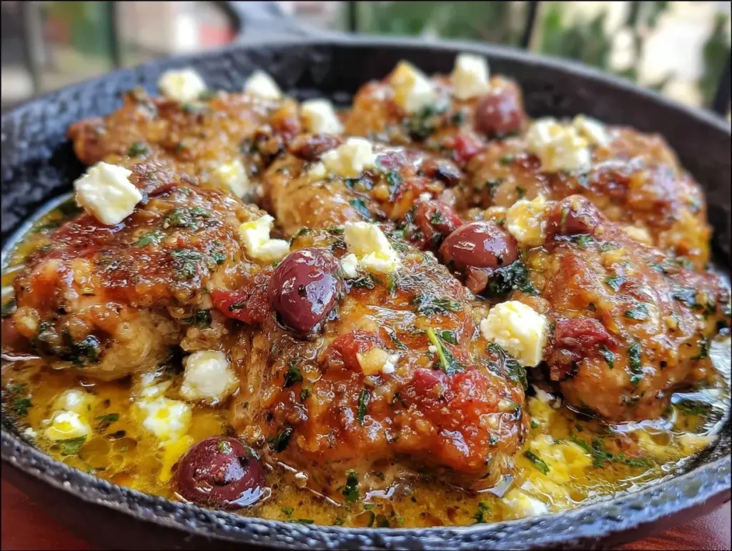 Mediterranean chicken skillet - featured image