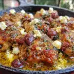 Mediterranean chicken skillet - featured image