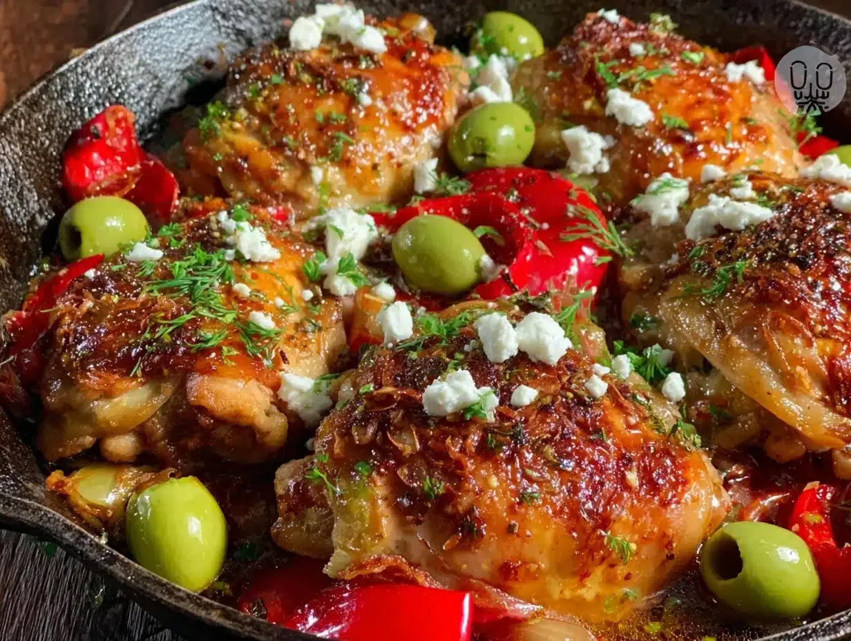 Mediterranean Chicken Skillet: 5pm Dinner Win 4 Mediterranean chicken skillet preparation steps