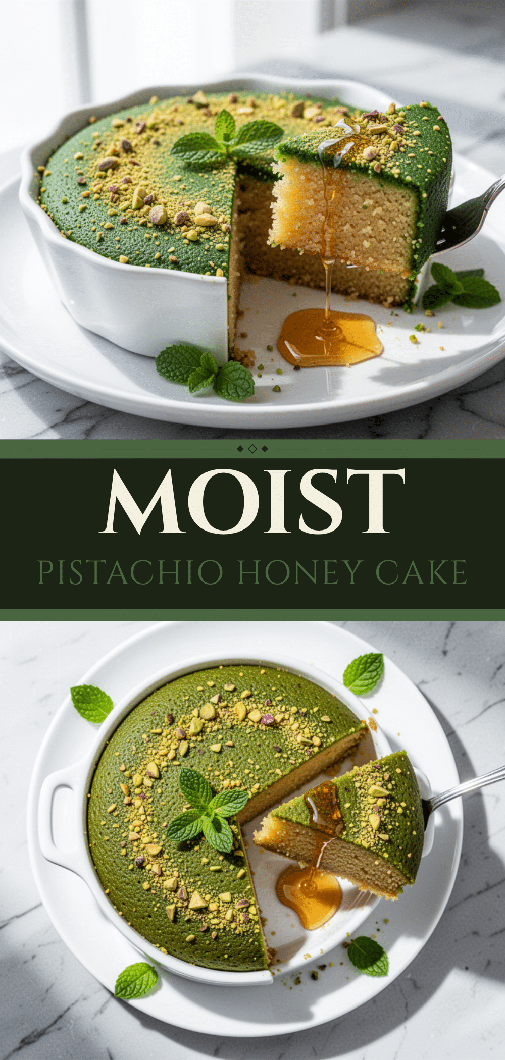 Mediterranean Pistachio Honey Semolina Cake: Easy 5-Ingredient Recipe 5 Mediterranean Pistachio Honey Semolina Cake recipe