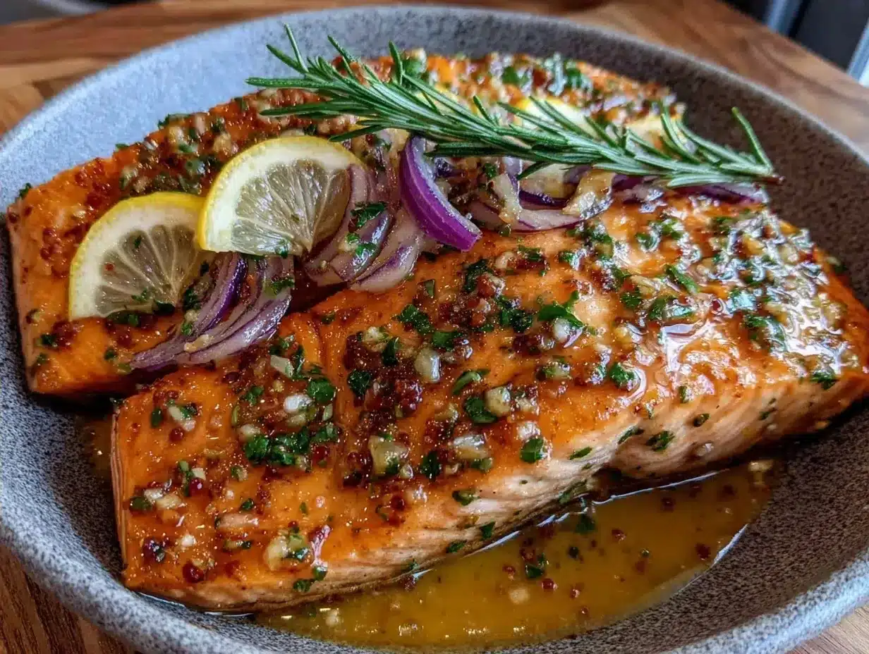 Mediterranean Salmon: One-Pan Dinner in 15 Mins 4 Mediterranean Salmon preparation steps