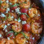 Mediterranean shrimp skillet - featured image