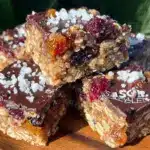 no-bake cookie bars - featured image