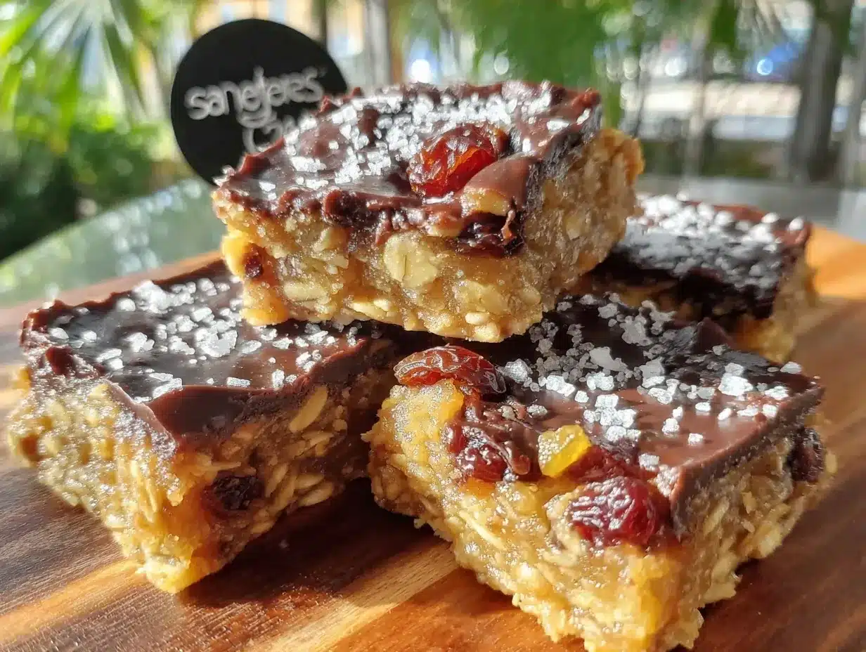 End of Summer No-Bake Cookie Bars: 5pm Backup Plan 4 no-bake cookie bars preparation steps