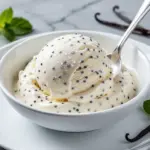 no-churn vanilla bean ice cream - featured image