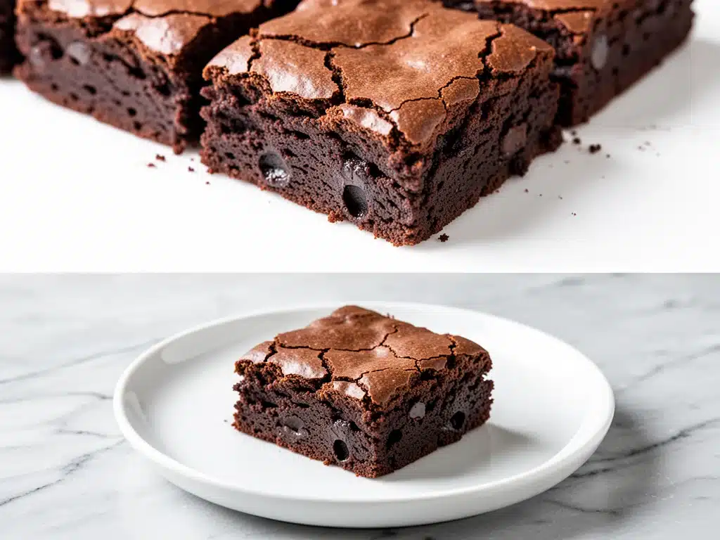 one-bowl chocolate brownies - featured image
