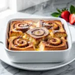 Overnight Cinnamon Roll French Toast Casserole - featured image