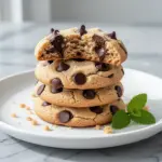 paleo coconut flour chocolate chip cookies - featured image