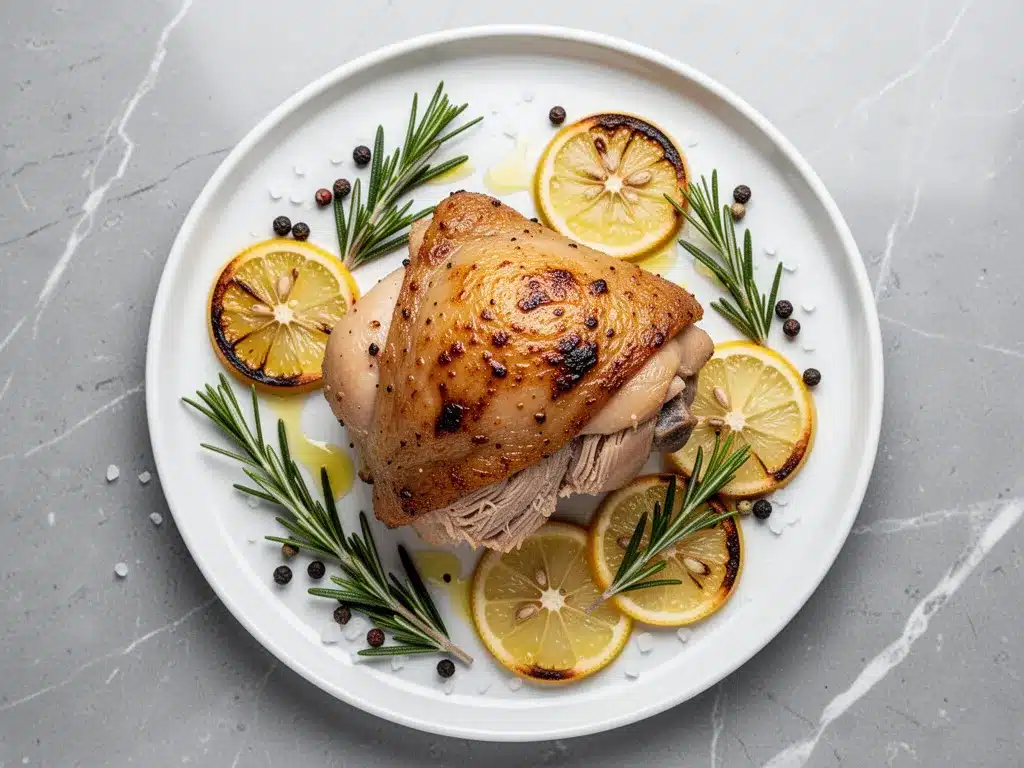 Paleo One-Pan Lemon Rosemary Roasted Chicken: Easy Weeknight Dinner 4 paleo one-pan lemon rosemary roasted chicken preparation steps