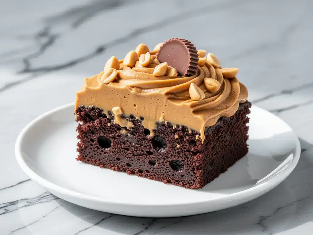 Reeses Peanut Butter Chocolate Cake - featured image