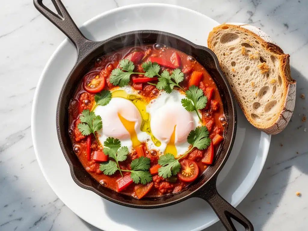 Restaurant-Style Shakshuka: 15-Minute Brunch Recipe 4 Restaurant-Style Shakshuka preparation steps