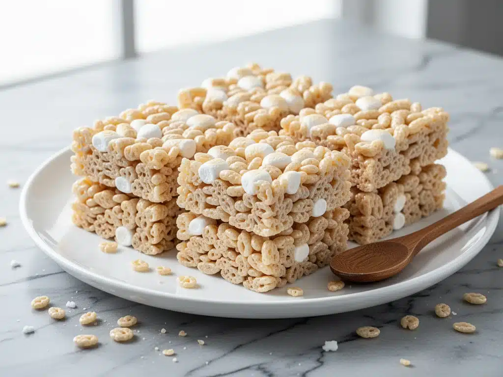 Rice Krispie Treat Bars - featured image
