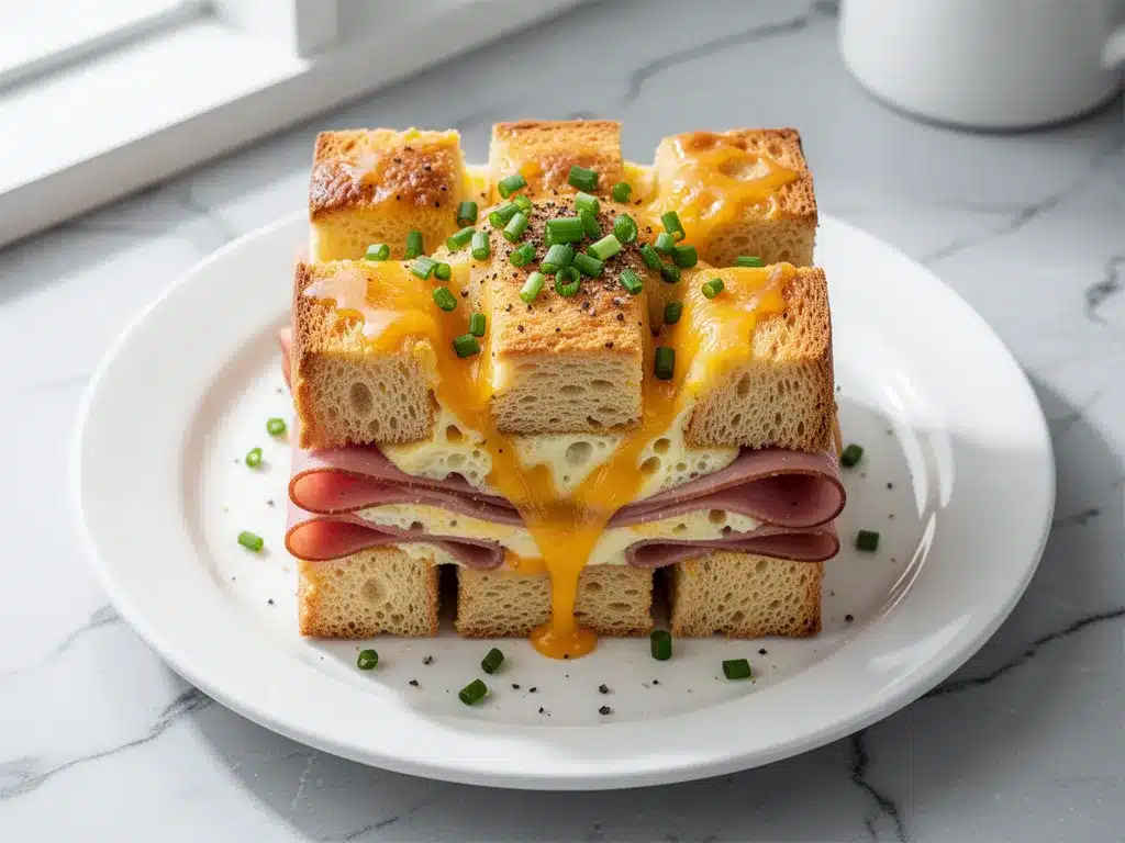 Savory Ham and Cheese Breakfast Strata: Easy Make-Ahead Brunch 4 savory ham and cheese breakfast strata preparation steps