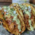 shredded chicken tacos - featured image