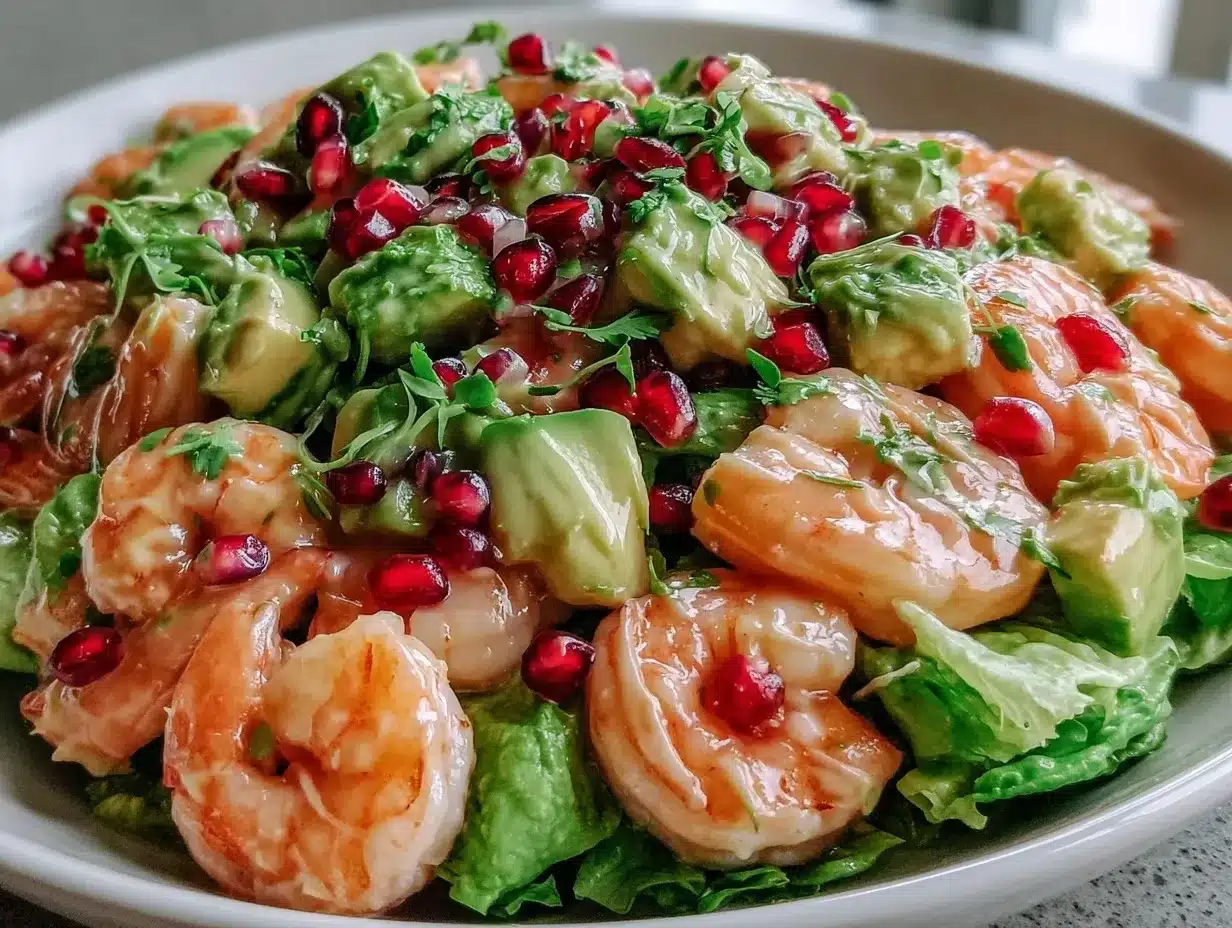 Shrimp Salad: 10-Minute Creamy Avocado Lime Dressing 4 shrimp salad preparation steps