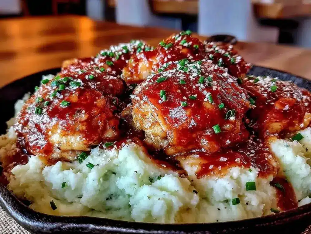 skillet chicken and gravy - featured image