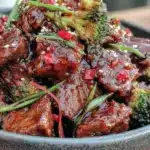 slow cooker beef and broccoli - featured image