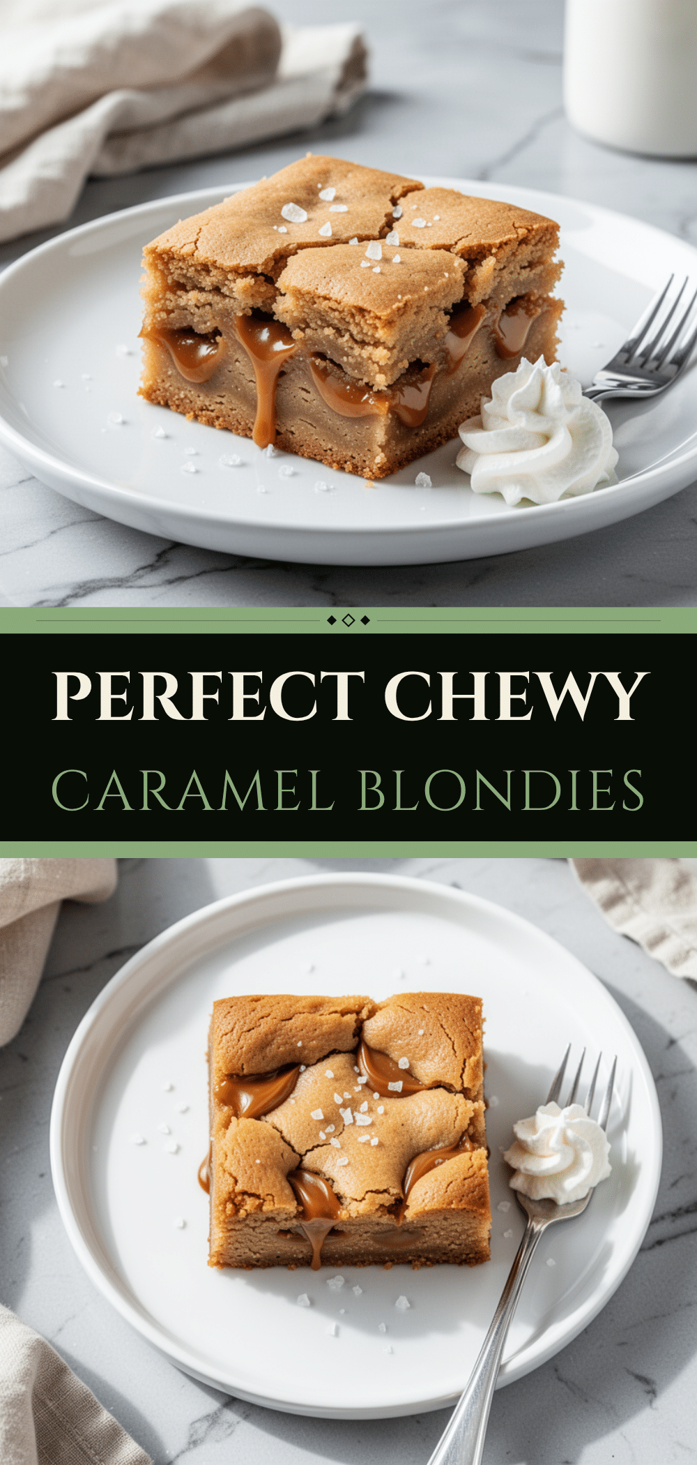 Small-Batch Salted Caramel Blondies: 5-Ingredient Easy Recipe 5 small-batch salted caramel blondies recipe