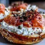 smoked salmon bagel - featured image