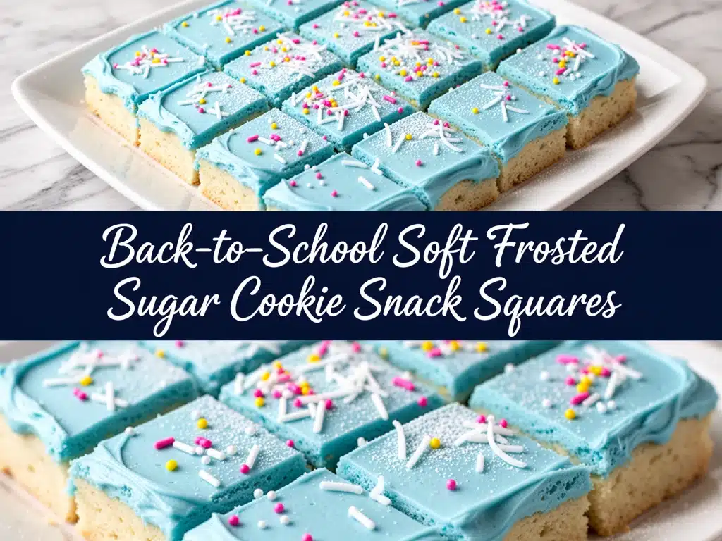 soft frosted sugar cookie snack squares - featured image