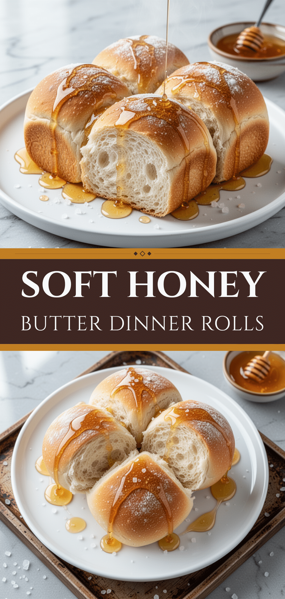 Soft Honey Butter Dinner Rolls: 30-Min Easy Weeknight Meal 5 Soft Honey Butter Dinner Rolls recipe