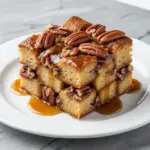 Southern Pecan Praline Bread Pudding - featured image