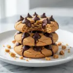 sugar-free almond flour peanut butter blossom cookies - featured image