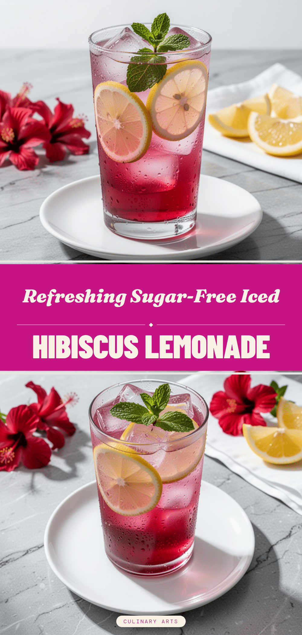Sugar-Free Iced Hibiscus Lemonade: 5-Min Bright & Tangy 5 Sugar-Free Iced Hibiscus Lemonade recipe