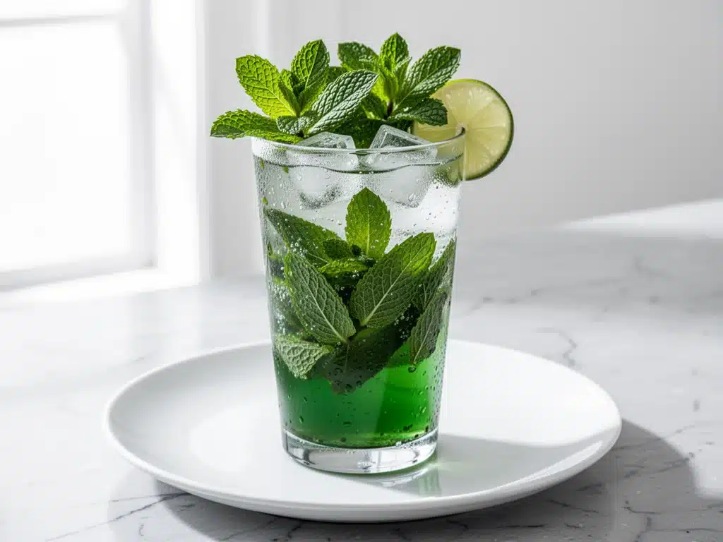 Virgin Mojito Mocktail - featured image