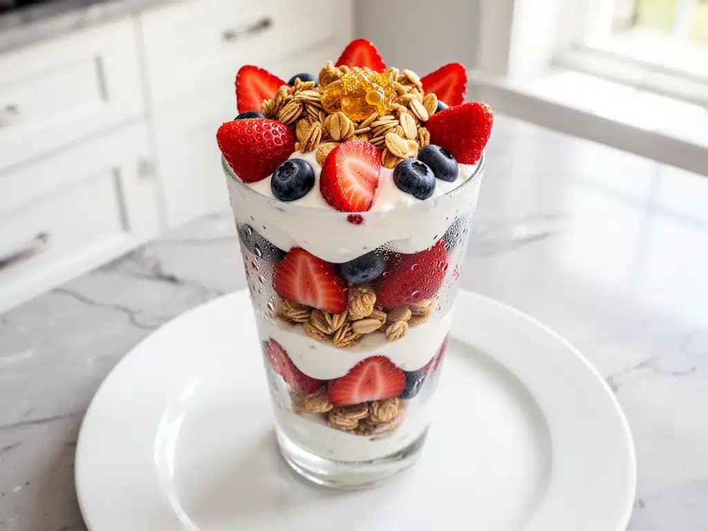 Yogurt Parfait Cups: Easy 5-Min Breakfast 4 yogurt parfait cups preparation steps