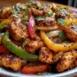 Air Fryer Chicken Fajita Bowls - featured image