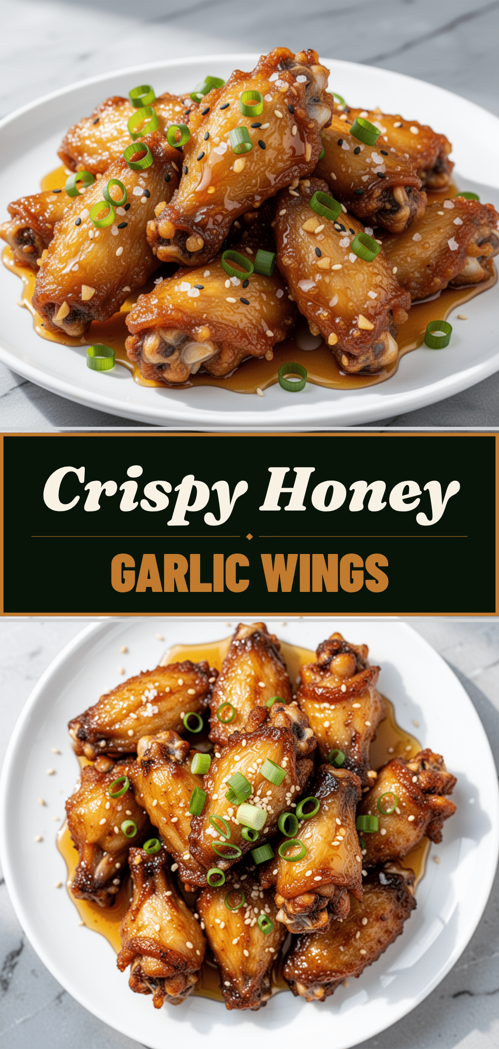 Extra-Crispy Air Fryer Chicken Wings with Honey Garlic Glaze 5 air fryer chicken wings recipe