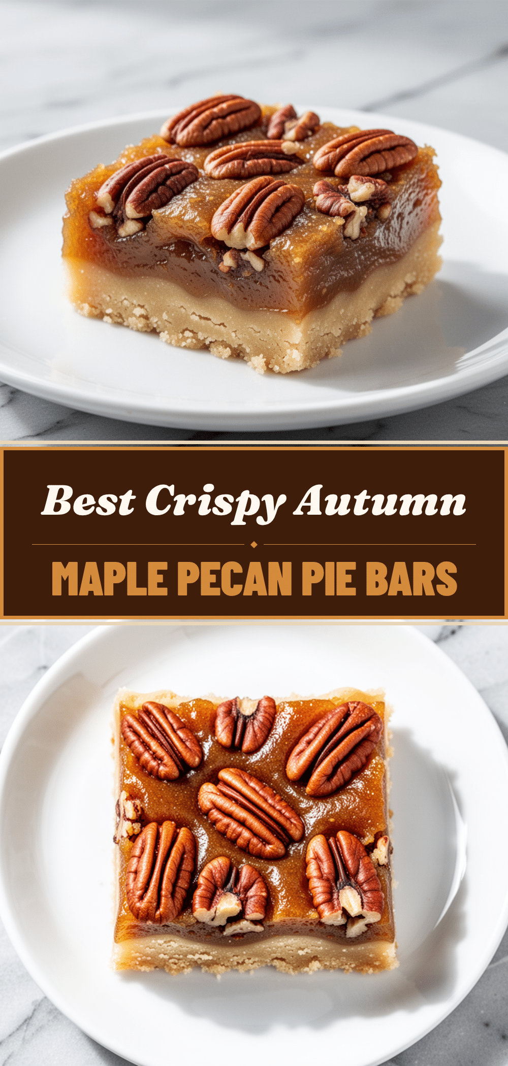 Autumn Maple Pecan Pie Bars: 5 Easy Holiday Desserts 5 autumn maple pecan pie bars recipe