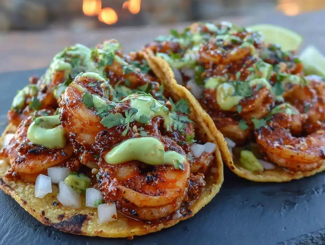 Blackened Shrimp Tacos: Grandmas Creamy Avocado Lime Recipe 4 blackened shrimp tacos preparation steps