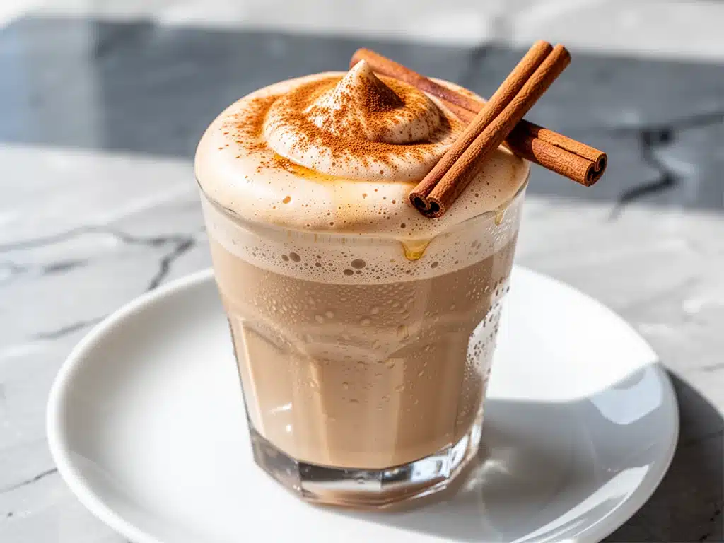 blended chai latte - featured image