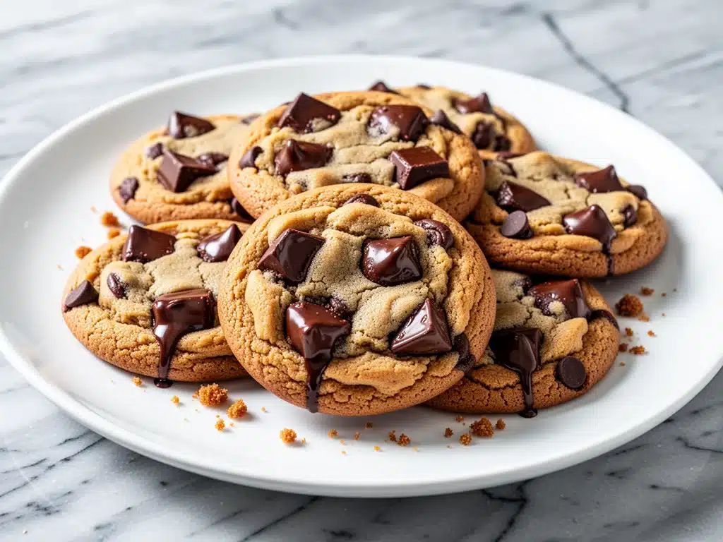 brown butter chocolate chip cookies - featured image
