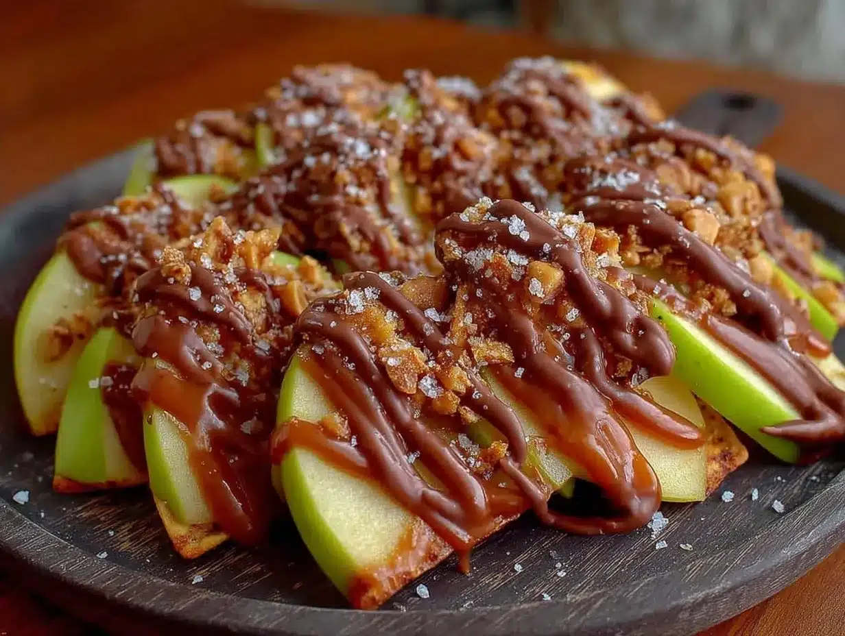 Caramel Apple Nachos: Best Easy Holiday Fuel 4 caramel apple nachos preparation steps