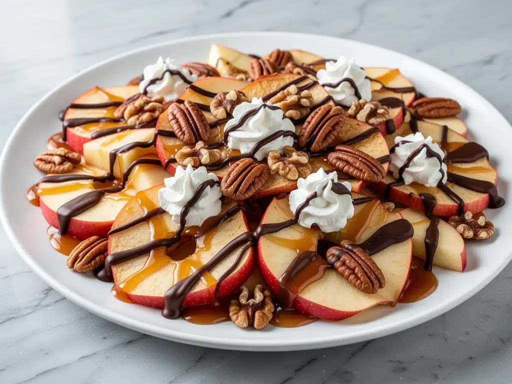 Caramel Apple Nachos - featured image
