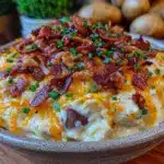 cheeseburger potato soup - featured image