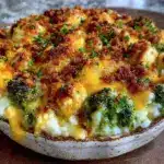 Cheesy Chicken Broccoli Rice Casserole - featured image