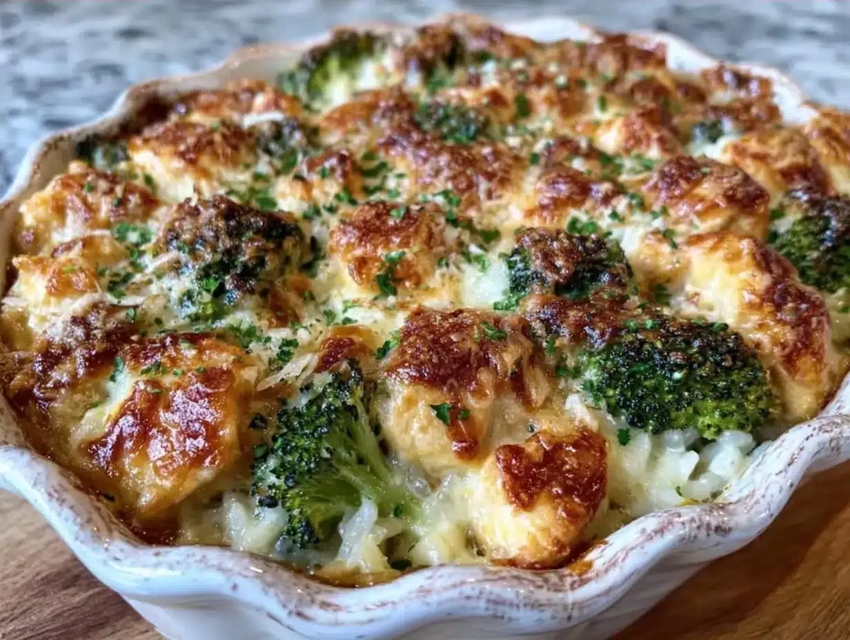 Cheesy Chicken Broccoli Rice Casserole: Simple One-Pot Meal 4 Cheesy Chicken Broccoli Rice Casserole preparation steps