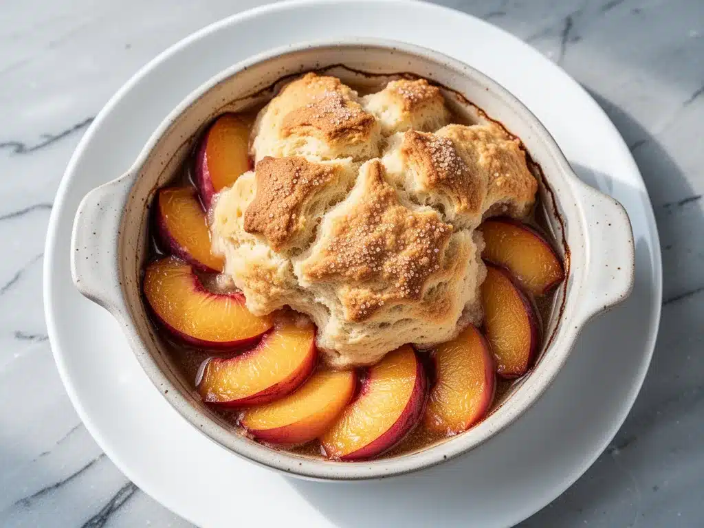Classic Southern Peach Cobbler: Best Easy Recipe 4 classic Southern peach cobbler preparation steps