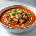 Cozy Fall Roasted Tomato Soup - featured image